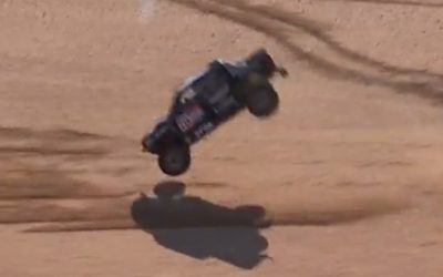 Video: Benediktas Vanagas quedó fuera del Dakar 2022 por un fuerte accidente