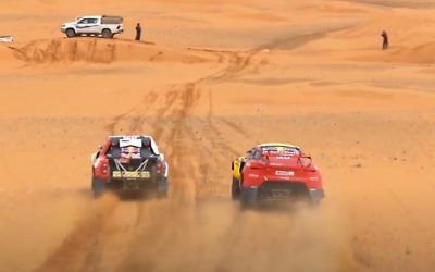 Videos: La espectacular persecución entre Al-Attiyah y Loeb en el Dakar 2022