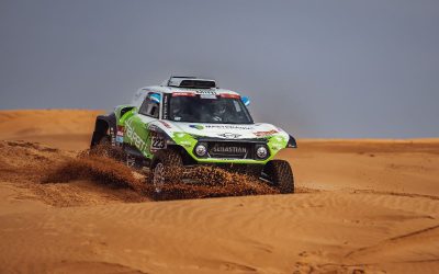 Sebastián Halpern se mantiene entre los autos top en el Dakar 2022