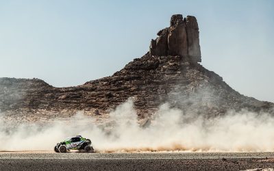 Rodrigo Luppi lideraba la etapa 9, pero quedó atascado en el tráfico del Dakar 2022