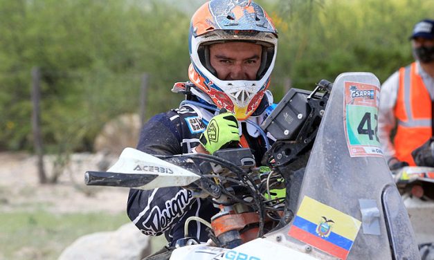 Mauricio Cueva se presenta en el Rallye du Maroc 2022