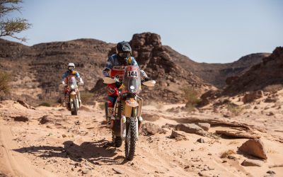 El equipo Puga, Padre e Hijo, no baja los brazos y continúa en el Dakar 2022
