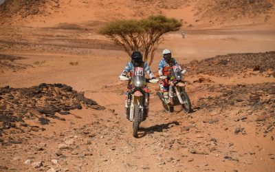 Juan Carlos Puga y Juan José Puga superaron una larga etapa 10 en el Dakar 2022