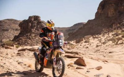 Mauricio Cueva culmina la etapa 9 y va por más en el Dakar 2022