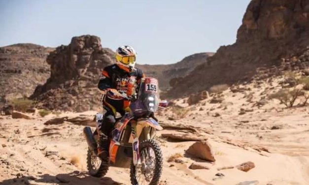 Mauricio Cueva culmina la etapa 9 y va por más en el Dakar 2022