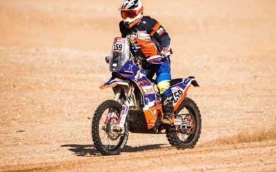 Mauricio Cueva continúa firme en el Dakar 2022