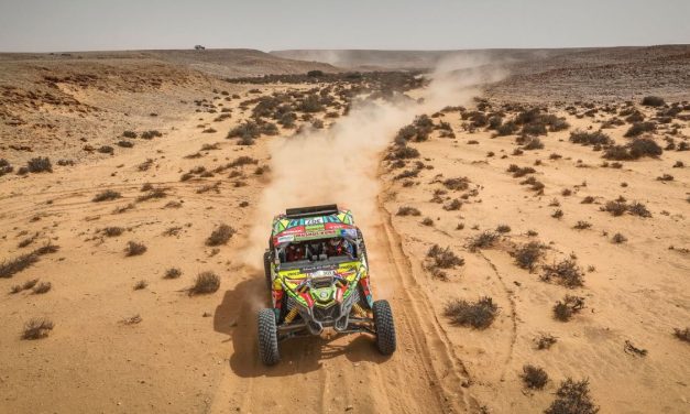 Guayasamín y Torlaschi terminaron la etapa más larga del Rallye du Maroc 2022