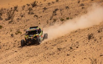 Ricardo Torlaschi y Sebastián Guayasamín van por un podio en el Dakar 2023
