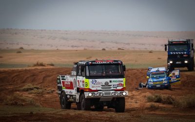 Galería: los Dakar Classic padecieron la lluvia en la etapa 3 – Dakar 2023