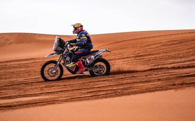 Nicolás Cardona comienza la segunda mitad del Dakar 2023 en buena forma
