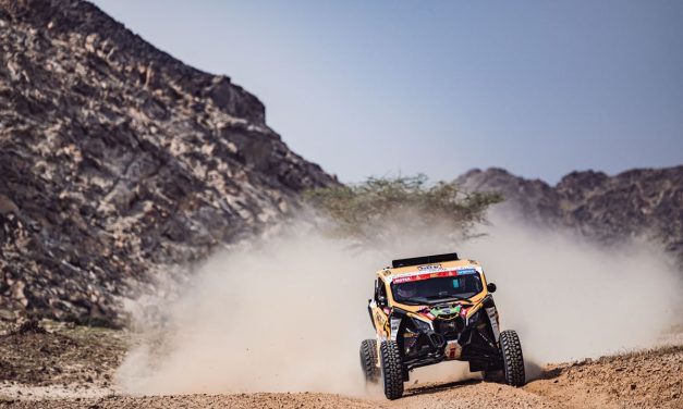 Bruno Conti comienza con el pie derecho en su debut en Dakar 2023