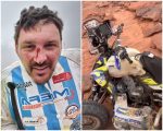 Sangre y sudor para Ale Fantoni, que logró terminar una nueva etapa del Dakar 2023