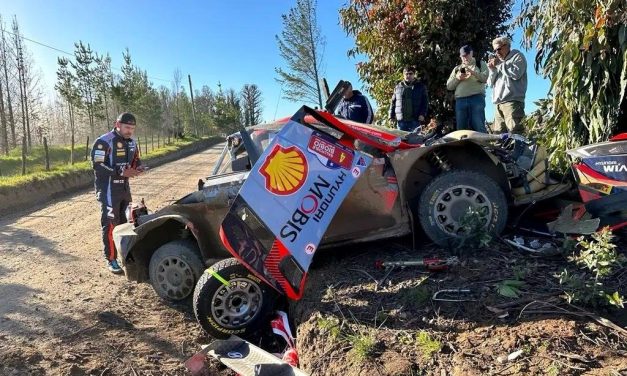 Video: así fue el accidente de Esapekka Lappi en la primera etapa del Rally de Chile 2023