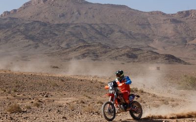 Mauricio Cueva sigue avanzando en el Rallye du Maroc y está cerca de la meta