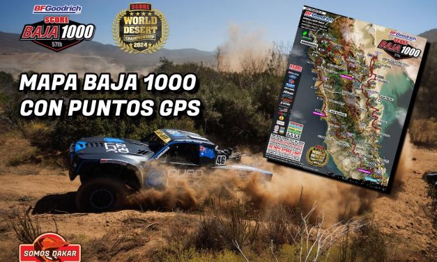 Baja 1000 2024: el mapa GPS y los puntos para ver en vivo y en directo la carrera en Baja California