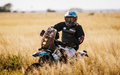 Gustavo Milutín superó la segunda parte de la maratón en el Safari Rally