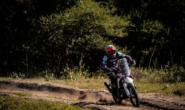 Santiago Rostan está listo para comenzar el South African Safari Rally