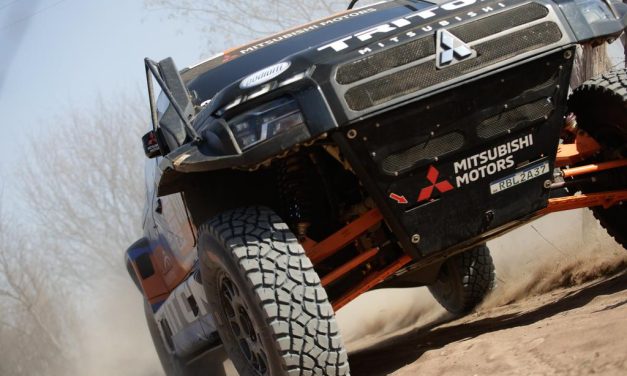 Guiga Spinelli y su Mitsubishi Tritón Ultimate vuelven al podio en la etapa maratón