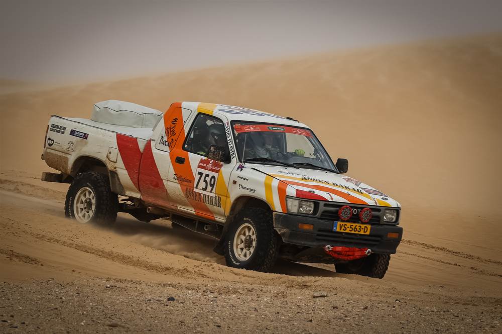 #759 ALTENA Bertus (nld), VEENSTRA Anton (nld), Altena Veenstra, Volkswagen, Dakar Classic, action during the Stage 10 of the Dakar Classic 2023 between Haradh and Shaybah, on January 11, 2023 in Shaybah, Saudi Arabia